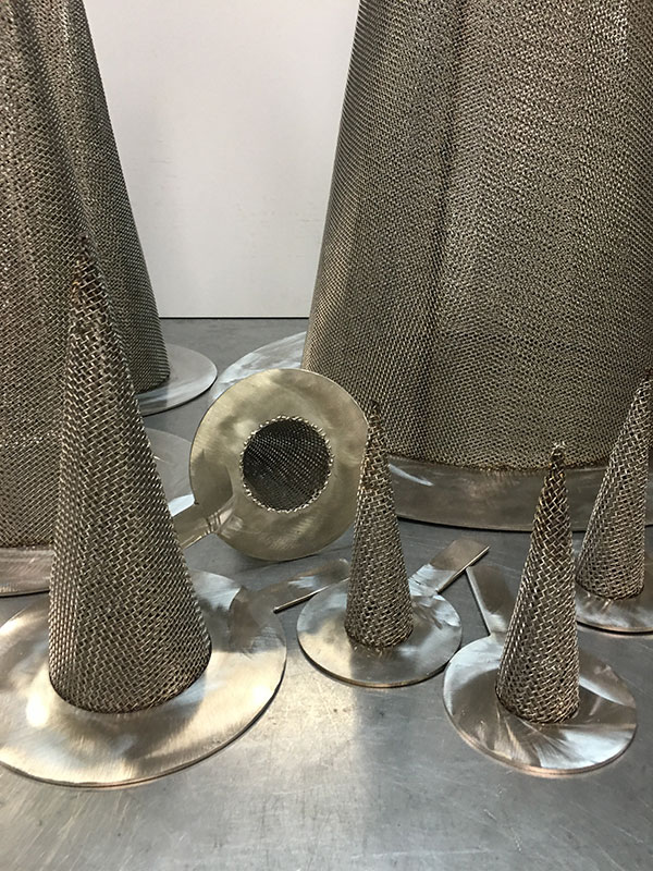 Details about   New Custom Stainless Cone Shaped Mesh Hole 1-1/2" Temporary Strainer 150# 