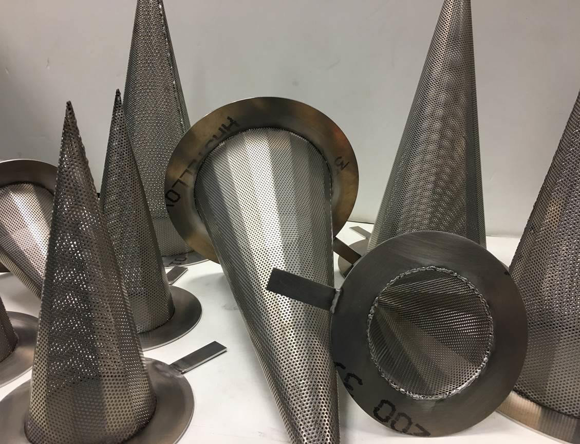 Temporary Cone, Basket, and Flat type Strainers