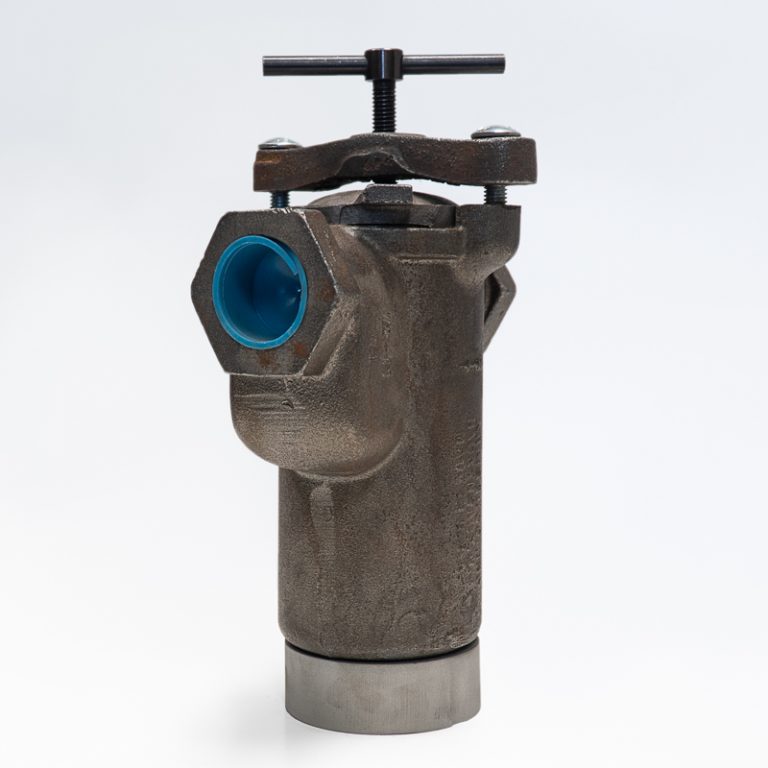 Cast Iron Simplex Strainer Model No.7211 with Brass Basket Size 1 1/